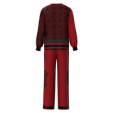 Zombies 4: Dawn of the Vampires (2025) Viktor Red Long Sleeve Set Outfits Cosplay Costume